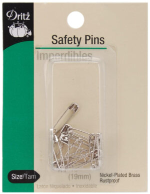 Dritz Safety Pins Blister Pack Size 1 Nickel 15pc
