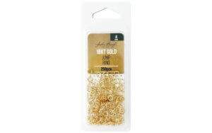 John Bead Jump Ring 4mm 24ga Gold Plated 250pc John Bead Jump Ring 4mm 24ga Gold Plated 250pc