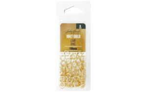 John Bead Jump Ring 6mm 21ga Gold Plated 105pc John Bead Jump Ring 6mm 21ga Gold Plated 105pc