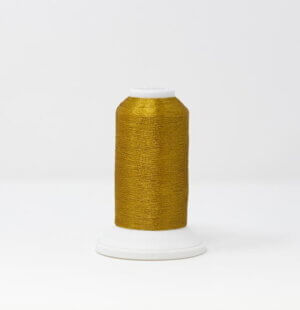 Madeira CR Antique Gold #4204 Polyester CR Metallic Embroidery Thread #40 2700yd cone