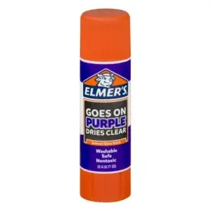 Elmer's Disappearing Purple Washable School Glue Stick, 0.77 oz.
