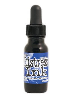 Blueprint Sketch - 0.5 oz Distress Re-Inkers Tim Holtz