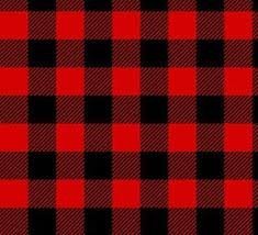 Buffalo Plaid Poly Fleece 58/60" Black/Red