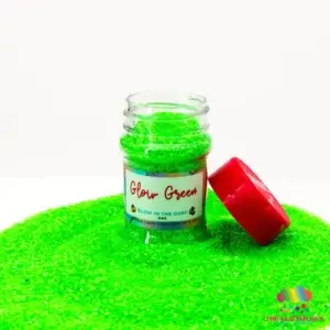 Glow Green Fine glow in the dark powder - Mica Powder - The Glitter Guy