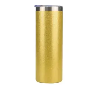Gold 20oz Textured Glitter Tumblers Sublimation Blank