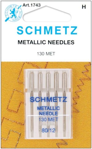 Size 12/80-Needle Machn Metllic