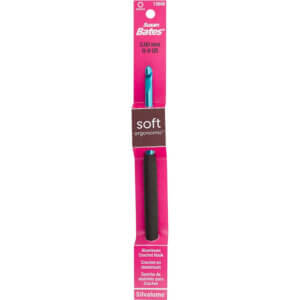 Silvalume Soft Handle Aluminum Crochet Hook 5.5"-Size H8/5mm