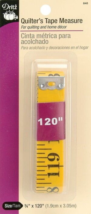 Dritz Quilter’s Tape Measure 3/4″X120″ Dritz Quilter's Tape Measure 3/4"X120"