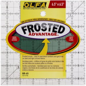 OLFA Frosted Advantage Non-Slip Ruler “The Compact”-6-1/2″X6-1/2″ OLFA Frosted Advantage Non-Slip Ruler "The Compact"-6-1/2"X6-1/2"