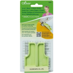 Clover 6-In-1 Stick’n Stitch Guide By Nancy Zieman Clover 6-In-1 Stick'n Stitch Guide By Nancy Zieman