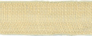 May Arts Wired Burlap Ribbon 2-1/2"X10yd-Light Natural