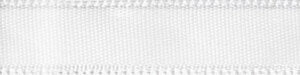 Offray Single Face Satin Ribbon 1/4"X20yd-White