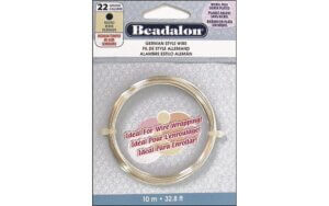 Beadalon German Style Wire Rnd 22ga Silver Plt 10M Beadalon German Style Wire Rnd 22ga Silver Plt 10M