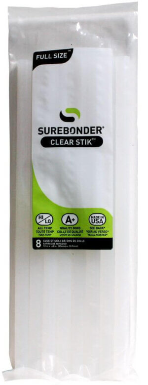 8 Per Bag -Clear Glue Stick 10"