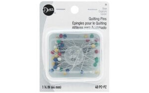 Dritz Pins Quilting 1.75" Large Head Color 40pc
