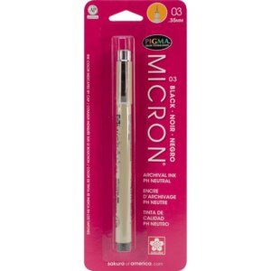 Pigma Micron Pen 03 .35mm-Black