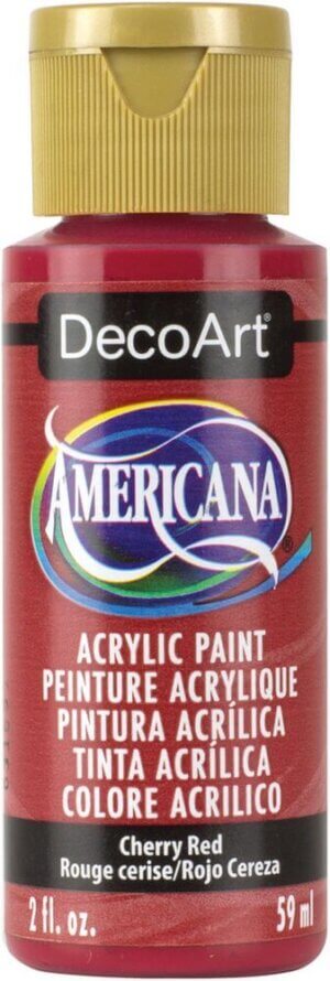 Cherry Red - Semi-Opaque - Americana Acrylic Paint 2oz