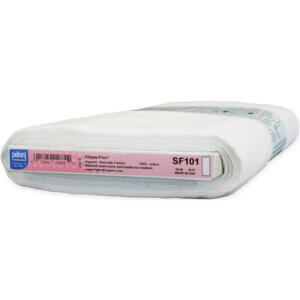 SF 101 Pellon Shape-Flex Woven Fusible Interfacing-White 19/20" BTY