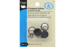 Dungaree Buttons 5/8″ 4pc Copper Dungaree Buttons 5/8" 4pc Copper