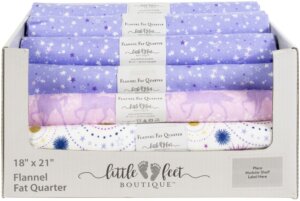 LFB Out of This World Fat Quarter - Unicorns Assorted Pattern Fabric