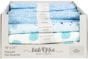LFB Sea Life Fat Quarter - Creatures Assorted Pattern Fabric