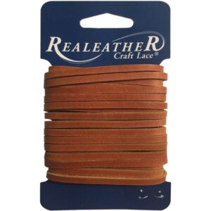 Realeather Crafts Latigo Lace .125"X4yd Carded-Chieftan
