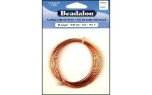 Beadalon German Style Wire Rnd 20ga Copper 6M Beadalon German Style Wire Rnd 20ga Copper 6M