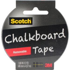 Scotch Chalkboard Tape 1.88"X5yd-Black