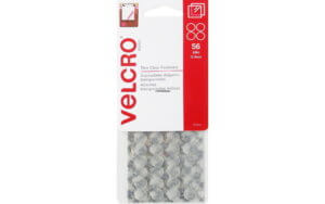 Velcro Thin Clear Fastener Circles 3/8" 56pc