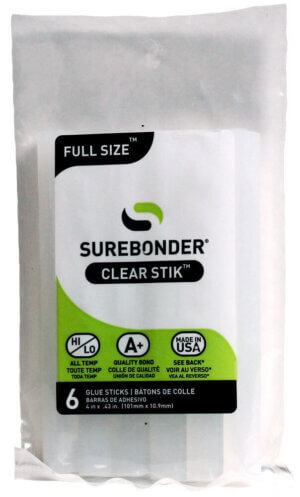 6 Pack -Clear Glue Stick 1/2