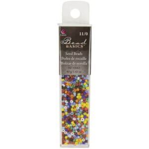 11/0 Assorted Color Seed Beads Jewelry Basics Glass Seed Beads 1.1oz