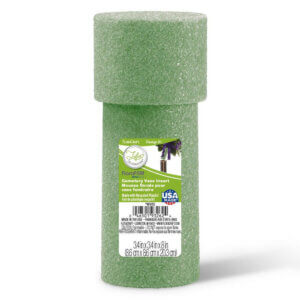 Green -Vase Insert Styro 8"