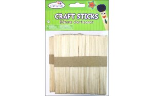 Craft Sticks-Natural 4.5" 100/Pkg