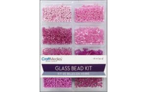 Multicraft Glass Bead Kit Mix Blush