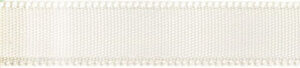 Offray Single Face Satin Ribbon 3/8"X18'-Antique White