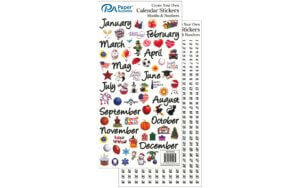 Create Your Own Calendar Stickers Months & Numbers Medium Create Your Own Calendar Stickers Months & Numbers Medium