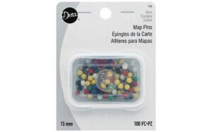 Dritz Map Pins 15mm 100pc