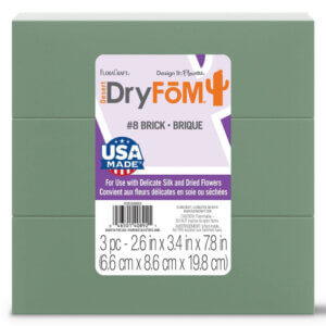 Green -Floral Dry Foam 3pkg