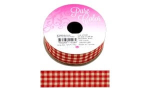Morex Ribbon Wire Harvest Plaid 1"x 6yd HolidayRd