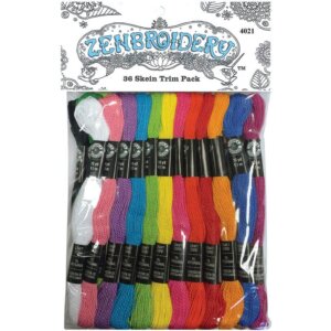 Design Works/Zenbroidery Stitching Trim Pack 36/Pkg-Basics