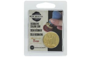 Manuscript Wax Sealing Coin 25mm Love