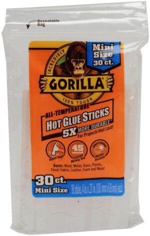30 High-Temp Mini Glue Sticks .27"X4"