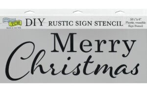 The Crafters Workshop Stencil 16.5×6 MerryChristms The Crafters Workshop Stencil 16.5x6 MerryChristms