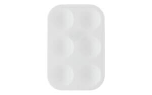 Pro Art Palette Tray Retangle Plastic 6 Well Bulk