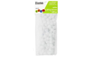 EBL Pom Pom 10mm White 100pc EBL Pom Pom 10mm White 100pc