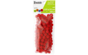 EBL Pom Pom 10mm Red 100pc EBL Pom Pom 10mm Red 100pc