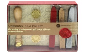 Manuscript Design Seal Set 3 Coins