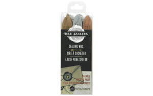 Manuscript Wax Sealing Wax w/Wicks Gold,Silvr,Brnz