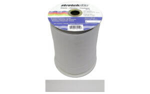 BTY Rhode Island Elastic Flat Braid 3/4" White Priced Per Yard