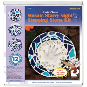 Starry Night Mosaic Stepping Stone Kit